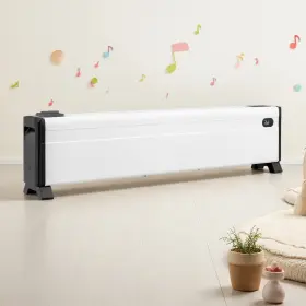 Jt-57012086 Jutoop 40 Inch 1500w 120v Electric Baseboard Heater With Remote Control And Tip-over Protection