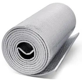 Grm001 Jzhlla 5mm Reflective Insulation Foam Roll - 15.7 Inch X 12.95 Ft Water Heater Blanket