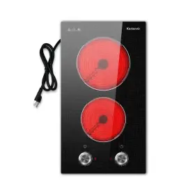 Kec-d22034-mg-ul-h03 Karienvir Electric Cooktop 2 Burner 110v With Plug 2000w 1400w 600w