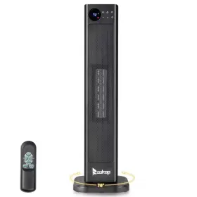 Karl Home 313057362367 1500-watt 30 Inch Indoor Electric Tower Ceramic Fan Space Heater With Remote Cont