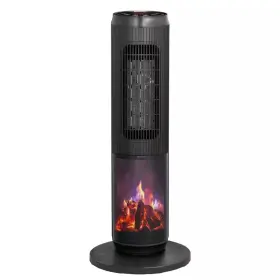 Karl Home 445044386384 1500 W 25 Inch Electric Tower Convection Ceramic Space Heater With 3d Realistic F