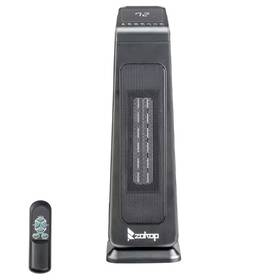 Karl Home 445057176170 1500-watt 23 Inch Indoor Electric Tower Ceramic Fan Space Heater With Remote Cont