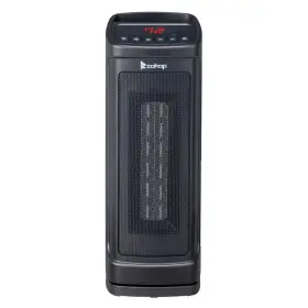 Karl Home 744110136562 1500-watt 17 Inch Indoor Electric Tower Ceramic Fan Space Heater With Remote Cont