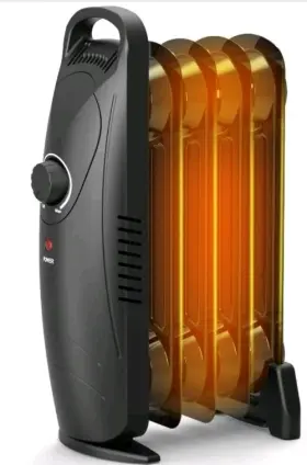Nsc-45-5x Keenstone Electric Mini Oil-filled Radiator Heater 500w Quiet Auto Off