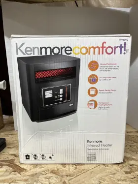 128.95092210 Kenmore Infrared Portable Heater 45kx 120v 1325w Works Great
