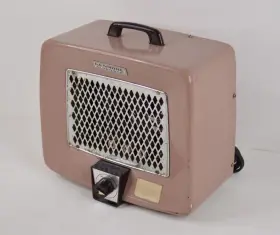 344-72243 Kenmore Automatic Space Heater Pink Mauve 1960s Mcm Tested Works