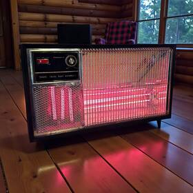 Kenmore 344.74720 1960s Mcm Sears 3-heat Electric Space Heater 1650w Retro - Tested