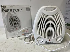 96016 Kenmore Personal Fan Heater Preowned Fine Condition