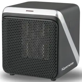 Km-65001-bk Kenmore Personal Cube Space Heater 5 Inch Black Portable Mini Electric Desk
