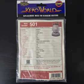 Kero World 013204005016 #501 Wick For Kero-sun Moonlighter Omni 15 Corona Ss-dk Kerosene New
