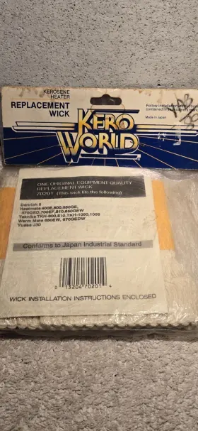70201 Kero World Kerosene Heater Replacement Wick