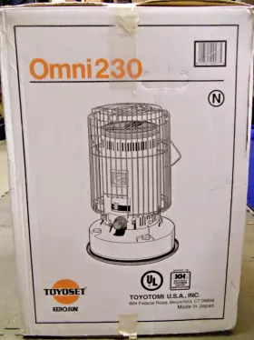 Omni230 Kerosun M619439 Kero-sun Indoor Outdoor Portable Kerosene Fired Heater New