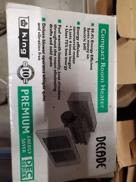 Dec2422 King Electrical Manufacturing Dec Series 500w-2400w 240v Wall Heater