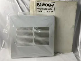 990724642a King Electric Pawog-a #555 Heater Cover Oversized Grill White 13 Inch X 1/2