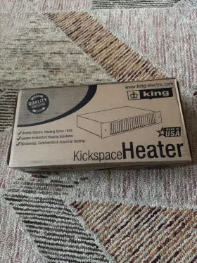 Kt1215-mw-b King Electric Heater 250-1500w Model 120v Ktw Kickspace