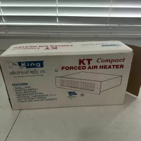 Kt1215-mw-t-w King Electric Kt1210 120v Kickspace Heater Compact