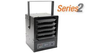 King Kbp1230-1-s2-mb-t Electric Kbp Series 2 Compact Garage Heater