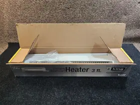 Kph1210 King 3-foot Portable Baseboard Heater 1000w / 120volts 8.3 Amp White