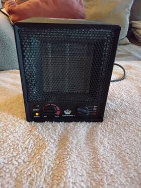 King Of Fans H-414t Estate Sell Off-portable Heater- Model H-414t- Toasty Warm