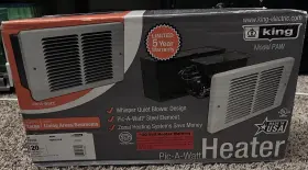 Paw1215 King Nib 1500-watt 120-volt Pic-a-watt Wall Heater - Bright White