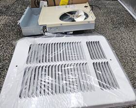 King W2015i-w W Wall Heater 208v 1500-750w Interior Grill White Economy