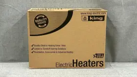 W2415-i King Electric 750w/1500w Economy Wall Heater No Can 208v/240v White