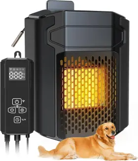 D2303 Kiroto 500w Dog House Heater With Thermostat Wifi Control Outdoor Pet Safe