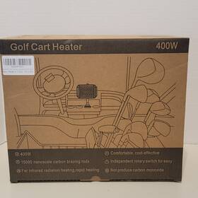 Kislet Xzgc005 Golf Cart Heater 400w 48v Portable Infrared Fan Adjustable Rotary Quick