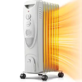 1500w Kismile 664918386276 Oil Filled Radiator Heater Portable Electric With 3 Heat