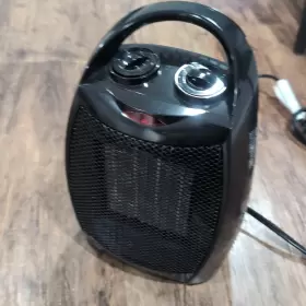 H56901-silver Kismile Small Space Heater Electric Portable Fan For Home And Office