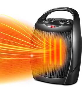 Kismile Ptc909a/h56902x-black-ksz 1500w Ceramic Space Heater Portable Electric New Sealed