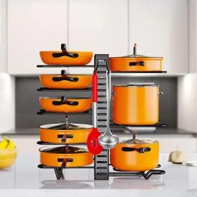 Kohler 711181810929 Pot Organizer Rack 8 Tiers Pots And Pans Storage