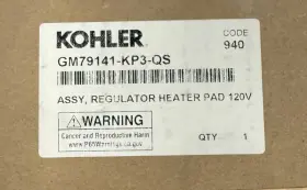 Gm79141-kp3-qs Kohler Part Fuel Regulator Heater Kit / Pad 120v For 20res Resd