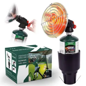 Kom-h0009t Koman Golf Cart Heater Outdoor Propane With Cup Holder Cordless
