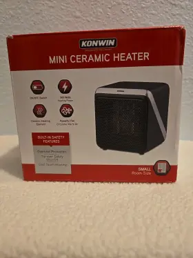 Mptc-83 Konwin Mini Ceramic Heater Protable