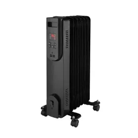Oh907r Konwin 1500-watt Black Electric Oil-filled Radiator Space Heater With Remote