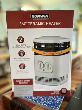 Ptc1607 Konwin 360 Degree Ceramic Heater New In Box