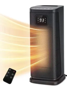 Hc-01r Kopbeau Oscillating Indoor Space Heater Electric And Portable With Thermostat 1500w