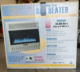 Kwp318 Kozy World Vent-free Gas Heater