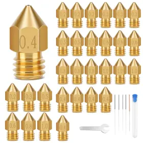 Nz01 Laihifa 30pcs 3d Printer Nozzles High Temperature&wear Resistance Better Thermal Co