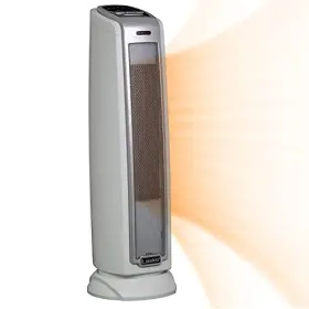 Lasko 012304161196 Oscillating Ceramic Tower Space Heater For Home With Overheat Protection Tim