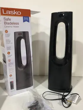 1500w Lasko 046013771438 Cw100 Bladeless 28 Inch Black Oscillating Tower Ceramic Heater