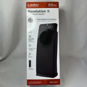 Lasko 046013771568 Cc23645 Revolution Ii Full Room Heater With Remote Control - Black
