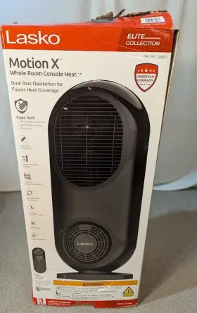 1826615 Lasko Cc27350 Motion X Whole Room Heater