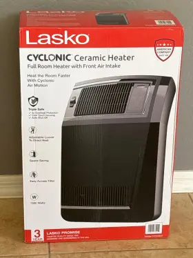 1500w Lasko 24925 Cyclonic Ceramic Heater
