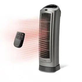 1500w Lasko 313094295215 22 Inch Gray Electric Tower Ceramic Space Heater With Digital Display Ther