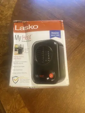 Lasko 313113825881 My Heat Personal Electric Heater 100-200w Black Read Free Shipping