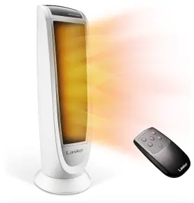 Lasko 460137662296 Oscillating Digital Ceramic Tower Heater White Medium 1500 Watts New