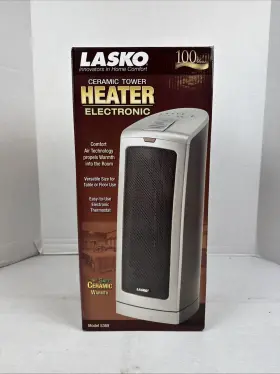 5369 Lasko Ceramic Tower Heater New