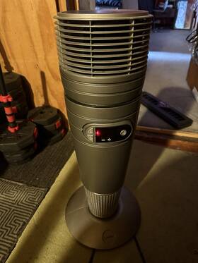 Lasko 6462 1500w Full-circle Warmth Ceramic Tower Heater - Gray